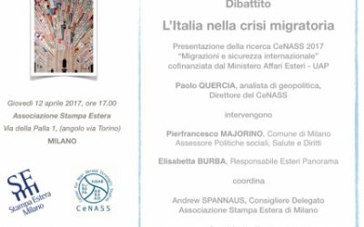 Dibattito – L’Italia nella crisi migratoria