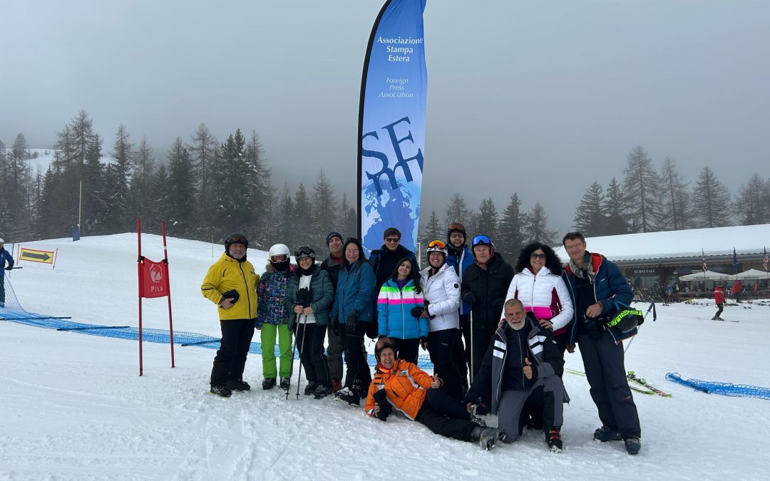 Dalle piste ad Aosta: a Pila il XVII Campionato di sci della Stampa Estera
